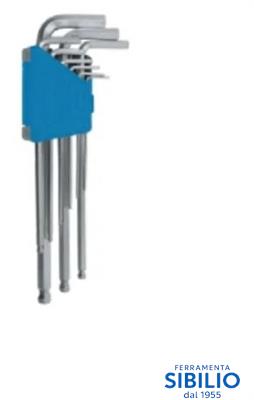 SET CHIAVINI ESAGONALI LUNGO 10PZ AD-50575 ADEGSO