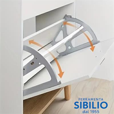 PORTASCARPE IN METALLO PER SCARPIERA B9X23-L26X20 SD04022HS VIRGO
