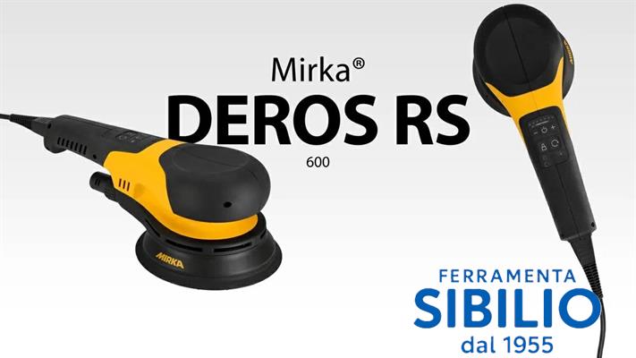 LEVIGATRICE MIRKA DEROS RS 600 150MM CASSETTA MRS6002100