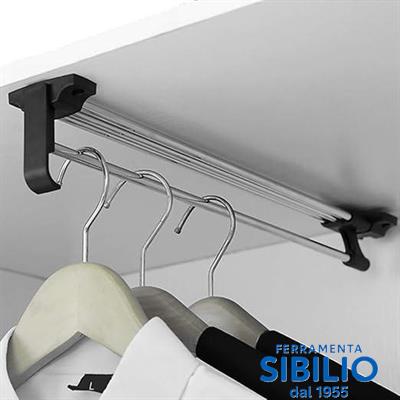 ESTRAIBILI APPENDIABITO PER MOBILI 50 CM CROMO VIRGO