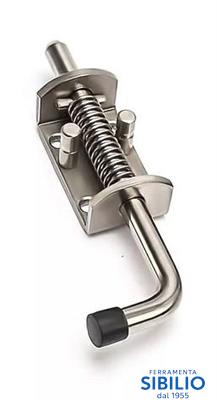 Catenaccio INOX chiusura sicura a molla cm14X4 VIRGO