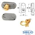 SERRATURE A STRINGA  33C/F20 C/CILINDRO 20X20 OL