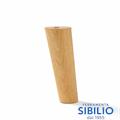Piedi conico inclinato in legno grezzo h.15 d.6x4 8ma virgo