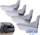 PIEDE PER MOBILE AD ELLE 15X15 H5 CROMO LUDICO VIRGO