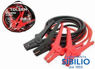 CAVI DI AVVIAMENTO 220A 16X3MT ART. 65601 Tolsen