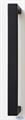 MANIGLIONE RUSSIA SINGOLO INTERASSI 30CM NERO