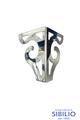 PIEDI PER MOBILI IN METALLO BAROCCO CROMATI H.CM13X8X8 VIRGO