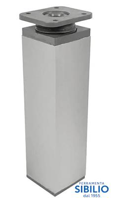 PIEDE PER MOBILE IN FERRO CROMATO H.100X40X40 008D15CP VIRGO