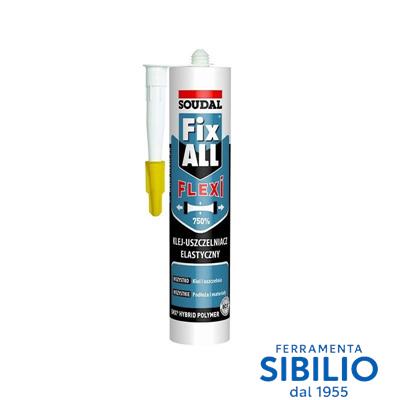 FIX ALL FLEXI BIANCO 290ML SIGILLA INCOLLA 125634 SOUDAL